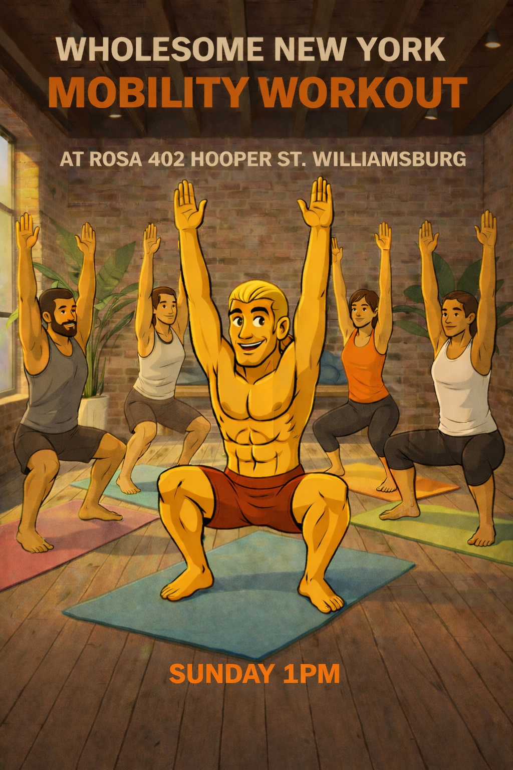 Wholesome New York – Sunday Mobility Workout (Feb 15)